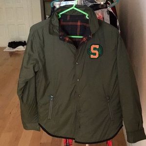 Stella McCartney Kids Reversible shirt jacket size 12.